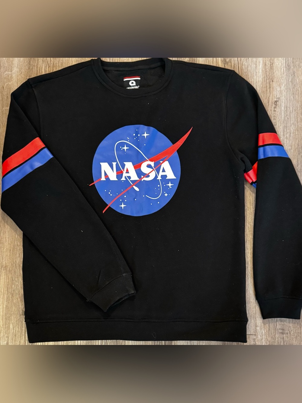 NASA • Akademiks Pullover Sweatshirt • Men’s Size 3XL • Black Blue Red